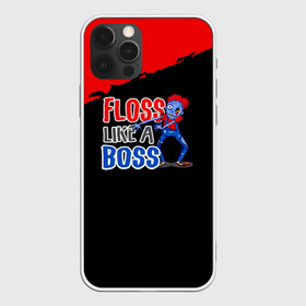 Чехол для iPhone 12 Pro с принтом Floss like a boss в Курске, силикон | область печати: задняя сторона чехла, без боковых панелей | Тематика изображения на принте: dance | floss | flossing | like a boss | бос | движение | деб | дэб | кулаки | любит | размахивает | руками | руки | танец | танцевальное | флос | флосинг | флосс | флоссинг