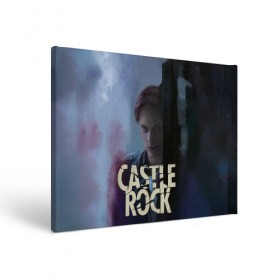 Холст прямоугольный с принтом Castle Rock - shawshank prisoner в Курске, 100% ПВХ |  | castle rock | hulu | билл скарсгард | дж.дж. абрамс | касл рок | кубик в кубе | стивен кинг | шоушенк