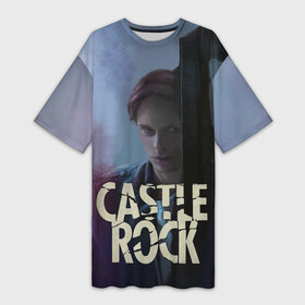 Платье-футболка 3D с принтом Castle Rock   shawshank prisoner в Курске,  |  | castle rock | hulu | билл скарсгард | дж.дж. абрамс | касл рок | кубик в кубе | стивен кинг | шоушенк