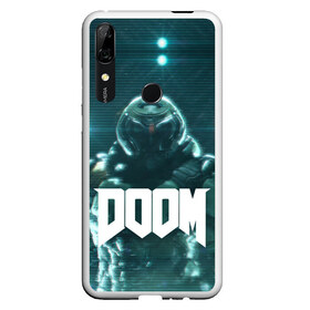 Чехол для Honor P Smart Z с принтом DOOM в Курске, Силикон | Область печати: задняя сторона чехла, без боковых панелей | demon | devil | doom | doom vfr | evil | game | mars | red | демон | дум | игры | космос | красная планета | марс | пришельцы