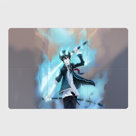 Магнитный плакат 3Х2 с принтом Rin Okumura в Курске, Полимерный материал с магнитным слоем | 6 деталей размером 9*9 см | blue | exorcist | ария | ассии | вурдалак | геенны | демон | драгун | манга | рыцарь | синий | укротитель | экзорцист