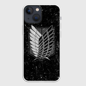 Чехол для iPhone 13 mini с принтом Атака Титанов белая пыль в Курске,  |  | attack | titan | аккерман | арлерт | армин | атака | гуманоид | йегер | манга | микаса | монстры | мутант | титанов | эрен
