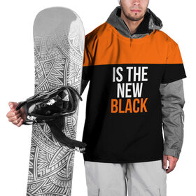Накидка на куртку 3D с принтом ORANGE IS THE NEW BLACK в Курске, 100% полиэстер |  | Тематика изображения на принте: orange is the new black