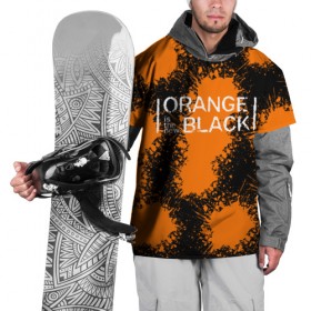 Накидка на куртку 3D с принтом ORANGE IS THE NEW BLACK в Курске, 100% полиэстер |  | Тематика изображения на принте: orange is the new black
