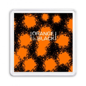 Магнит 55*55 с принтом ORANGE IS THE NEW BLACK в Курске, Пластик | Размер: 65*65 мм; Размер печати: 55*55 мм | Тематика изображения на принте: orange is the new black