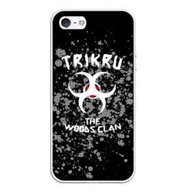 Чехол для iPhone 5/5S матовый с принтом Trikru the woods clan в Курске, Силикон | Область печати: задняя сторона чехла, без боковых панелей | Тематика изображения на принте: 100 | grounders | skaikru | the 100 | trikru | wonkru | беллами | блейк | гриффин | кейн | клан | кларк | лекса | линкольн | мерфи | монти | октавия | сериал | сотня | финн | эбби