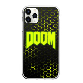 Чехол для iPhone 11 Pro матовый с принтом DOOM в Курске, Силикон |  | devil | doom | hell | mark of the doom slayer | slayer | ад | гарнил | дум | знаки | иероглифы | компьютерные игры 2019 | преисподняя | символ | солдат