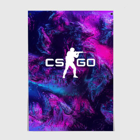 Постер с принтом CS GO HYPER BEAST LANDSCAPE в Курске, 100% бумага
 | бумага, плотность 150 мг. Матовая, но за счет высокого коэффициента гладкости имеет небольшой блеск и дает на свету блики, но в отличии от глянцевой бумаги не покрыта лаком | Тематика изображения на принте: action | astralis | awp | counter strike | cs go | cs go global offensive | cybersport | game | gamer | hyper beast | shooter | skin | team liquid | киберспорт | оружие | скины