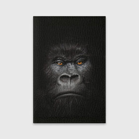 Обложка для паспорта матовая кожа с принтом Горилла 3D в Курске, натуральная матовая кожа | размер 19,3 х 13,7 см; прозрачные пластиковые крепления | горилла | животные | обезьянка