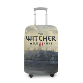 Чехол для чемодана 3D с принтом The Witcher 3: Wild Hunt в Курске, 86% полиэфир, 14% спандекс | двустороннее нанесение принта, прорези для ручек и колес | wild hunt | witcher | арбалет | ведьмак 3 | геральт | дикая | магия | охота | сказка | сфера | фэнтези | цири