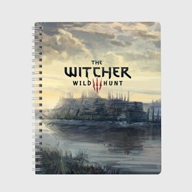 Тетрадь с принтом The Witcher 3 Wild Hunt в Курске, 100% бумага | 48 листов, плотность листов — 60 г/м2, плотность картонной обложки — 250 г/м2. Листы скреплены сбоку удобной пружинной спиралью. Уголки страниц и обложки скругленные. Цвет линий — светло-серый
 | wild hunt | witcher | арбалет | ведьмак 3 | геральт | дикая | магия | охота | сказка | сфера | фэнтези | цири