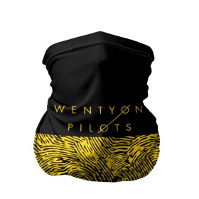 Бандана-труба 3D с принтом TWENTY ONE PILOTS   TOP в Курске, 100% полиэстер, ткань с особыми свойствами — Activecool | плотность 150‒180 г/м2; хорошо тянется, но сохраняет форму | 21 pilots | 21p | music | rock | top | trench | twenty one pilots | группа | музыка | рок