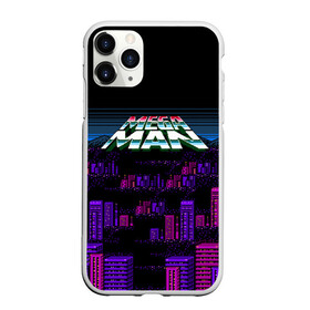 Чехол для iPhone 11 Pro Max матовый с принтом Megaman city в Курске, Силикон |  | maga man | megaman
