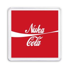 Магнит 55*55 с принтом NUKA COLA в Курске, Пластик | Размер: 65*65 мм; Размер печати: 55*55 мм | Тематика изображения на принте: 101 | 111 | 76 | atom cats | bethesda | brotherhood of steel | fallout | nuka cola | outcast | tunnel snakes | vault | war | братство стали | бункер | война | убежище | фолаут | фоллаут | ядеркола