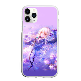 Чехол для iPhone 11 Pro матовый с принтом Violet Evergarden в Курске, Силикон |  | evergarden | violet | аниме | вайолет | девушка | красивая | кукла | молли | орландо | ранобэ | эвергарден