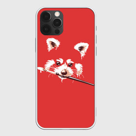 Чехол для iPhone 12 Pro Max с принтом Красная панда в Курске, Силикон |  | Тематика изображения на принте: енот | кисть | лиса | малая панда | художник