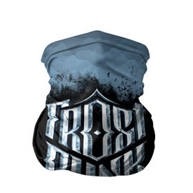 Бандана-труба 3D с принтом Frostpunk Logo в Курске, 100% полиэстер, ткань с особыми свойствами — Activecool | плотность 150‒180 г/м2; хорошо тянется, но сохраняет форму | frost punk | frostpunk | фрост панк | фростпанк