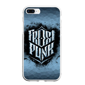 Чехол для iPhone 7Plus/8 Plus матовый с принтом Frostpunk Logo в Курске, Силикон | Область печати: задняя сторона чехла, без боковых панелей | frost punk | frostpunk | фрост панк | фростпанк