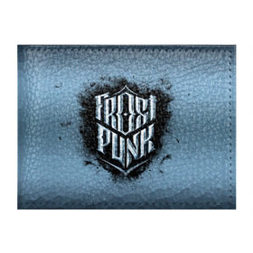 Обложка для студенческого билета с принтом Frostpunk Logo в Курске, натуральная кожа | Размер: 11*8 см; Печать на всей внешней стороне | frost punk | frostpunk | фрост панк | фростпанк