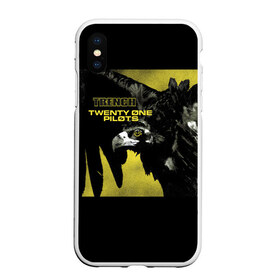 Чехол для iPhone XS Max матовый с принтом Twenty one pilots - trench в Курске, Силикон | Область печати: задняя сторона чехла, без боковых панелей | 21 pilots | 3d                                                        twenty one pilots | jumpsuit | nico and the niners | trench | trench 3d | twenty one pilots