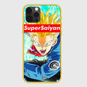 Чехол для iPhone 12 Pro с принтом Super Saiyan в Курске, силикон | область печати: задняя сторона чехла, без боковых панелей | Тематика изображения на принте: anime | dragon ball | аниме | гоку | драгон бол | дракона жемчуг