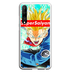 Чехол для Honor P30 с принтом Super Saiyan в Курске, Силикон | Область печати: задняя сторона чехла, без боковых панелей | anime | dragon ball | аниме | гоку | драгон бол | дракона жемчуг