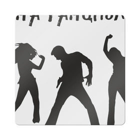 Магнит виниловый Квадрат с принтом Пустите на танцпол в Курске, полимерный материал с магнитным слоем | размер 9*9 см, закругленные углы | Тематика изображения на принте: hammalinavai | дискотека | пати | рэп | танец | танцпол