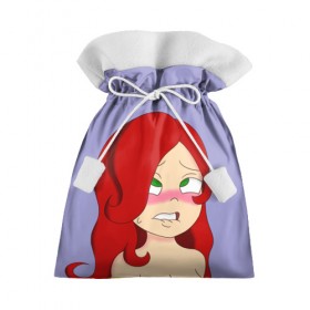 Подарочный 3D мешок с принтом Redhead в Курске, 100% полиэстер | Размер: 29*39 см | Тематика изображения на принте: ahegao | anime | аниме | ахегао