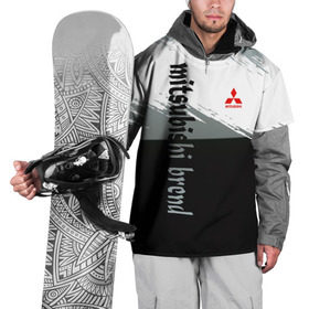 Накидка на куртку 3D с принтом Mitsubishi brend: Надпись в Курске, 100% полиэстер |  | 