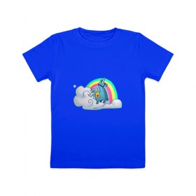 Детская футболка хлопок с принтом Fortnite в Курске, 100% хлопок | круглый вырез горловины, полуприлегающий силуэт, длина до линии бедер | 