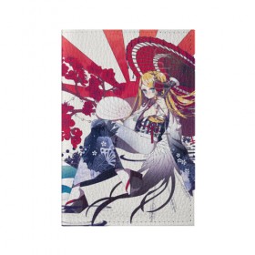 Обложка для паспорта матовая кожа с принтом ангелы смерти в Курске, натуральная матовая кожа | размер 19,3 х 13,7 см; прозрачные пластиковые крепления | angels of death | anime | satsuriku no tenshi | ангел кровопролития | аниме