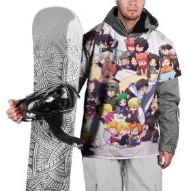Накидка на куртку 3D с принтом Full Gintama в Курске, 100% полиэстер |  | Тематика изображения на принте: anime | gin tama | gintama | аниме | гинтама