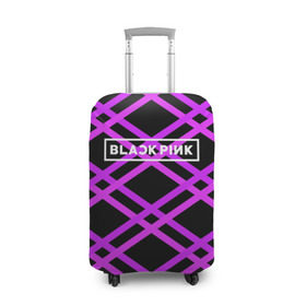 Чехол для чемодана 3D с принтом BLACKPINK в Курске, 86% полиэфир, 14% спандекс | двустороннее нанесение принта, прорези для ручек и колес | blackpink | k pop | блэк пинк