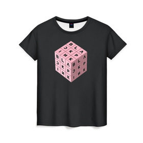 Женская футболка 3D с принтом BLACKPINK в Курске, 100% полиэфир ( синтетическое хлопкоподобное полотно) | прямой крой, круглый вырез горловины, длина до линии бедер | black pink | blackpink | square two | square up | дженни ким | лалиса манобан