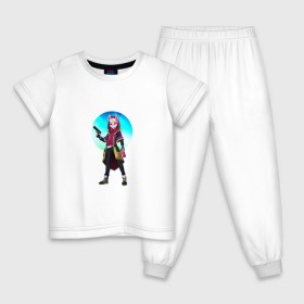 Детская пижама хлопок с принтом Fortnite. Drift в Курске, 100% хлопок |  брюки и футболка прямого кроя, без карманов, на брюках мягкая резинка на поясе и по низу штанин
 | Тематика изображения на принте: 