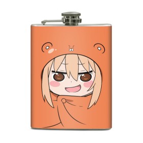 Фляга с принтом Himouto! Umaru-chan в Курске, металлический корпус | емкость 0,22 л, размер 125 х 94 мм. Виниловая наклейка запечатывается полностью | himouto umaru chan | himouto umaruchan | komaru | my two faced little sister | tanukichi | u.m.r. | umaru doma | двуличная сестрёнка умару | умару дома