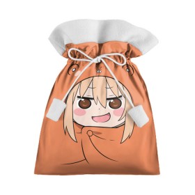 Подарочный 3D мешок с принтом Himouto! Umaru-chan в Курске, 100% полиэстер | Размер: 29*39 см | Тематика изображения на принте: himouto umaru chan | himouto umaruchan | komaru | my two faced little sister | tanukichi | u.m.r. | umaru doma | двуличная сестрёнка умару | умару дома