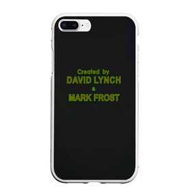 Чехол для iPhone 7Plus/8 Plus матовый с принтом Created by Lynch & Frost в Курске, Силикон | Область печати: задняя сторона чехла, без боковых панелей | david lynch | mark frost | twin peaks | твин пикс