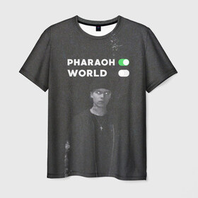 Мужская футболка 3D с принтом PharaON в Курске, 100% полиэфир | прямой крой, круглый вырез горловины, длина до линии бедер | Тематика изображения на принте: deaddynasty | pharaoh | phuneral | фараон