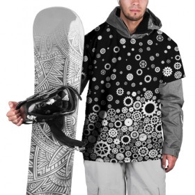 Накидка на куртку 3D с принтом Шестеренки в Курске, 100% полиэстер |  | механизм | шестеренки | шестерня