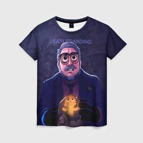 Женская футболка 3D с принтом Guillermo del Toro в Курске, 100% полиэфир ( синтетическое хлопкоподобное полотно) | прямой крой, круглый вырез горловины, длина до линии бедер | 