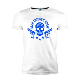 Мужская футболка премиум с принтом Hypnosis Mic Mad Trigger Crew в Курске, 92% хлопок, 8% лайкра | приталенный силуэт, круглый вырез ворота, длина до линии бедра, короткий рукав | 