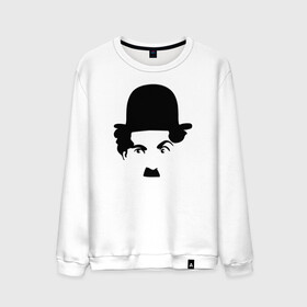 Мужской свитшот хлопок с принтом Чарли Чаплин в Курске, 100% хлопок |  | Тематика изображения на принте: глаза. котелок | знаменитость | известность | лицо | минимализм | портрет | чаплин | чарли