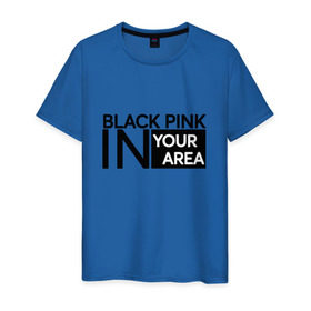 Мужская футболка хлопок с принтом BlackPink в Курске, 100% хлопок | прямой крой, круглый вырез горловины, длина до линии бедер, слегка спущенное плечо. | blackpink | k pop | music | блэк пинк | дженни | джису | лис | музыка | розэ
