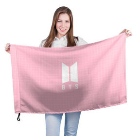 Флаг 3D с принтом BTS в Курске, 100% полиэстер | плотность ткани — 95 г/м2, размер — 67 х 109 см. Принт наносится с одной стороны | bts | bts army | j hope | jimin | jin | jungkook | k pop | rap monster | rapmon | suga | v | бтс | корея