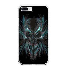 Чехол для iPhone 7Plus/8 Plus матовый с принтом Spirit of Darkness в Курске, Силикон | Область печати: задняя сторона чехла, без боковых панелей | дух | зло | призрак | скелет | темные силы | тьма | хэллоуин | череп