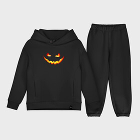 Детский костюм хлопок Oversize с принтом Улыбка тыквы в Курске,  |  | halloween | глаза | глазки | зубы | лицо | ночь | призрак | рот | страшно | тыква | улыбка | хэллоуин