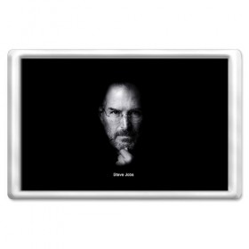 Магнит 45*70 с принтом Steve Jobs в Курске, Пластик | Размер: 78*52 мм; Размер печати: 70*45 | Тематика изображения на принте: iphone | steve jobs | стив джобс | эппл