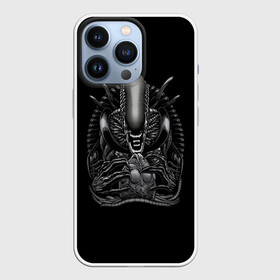 Чехол для iPhone 13 Pro с принтом Чужой и Его Прелесть в Курске,  |  | Тематика изображения на принте: alien | aliens | horror | predator | ufo | инопланетяне | инопланетянин | нло | пришелец | пришельцы | ужасы | фантастика | хищник | чужой