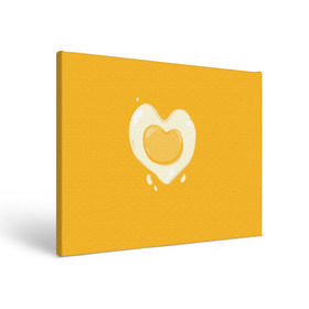 Холст прямоугольный с принтом Яичница Сердечко в Курске, 100% ПВХ |  | eggs | food | heart | love | white | yellow | белок | всмятку | еда | желток | любовь | сердечко | сердце | яичница | яйца